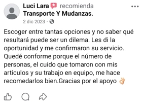 mudanza segura luci